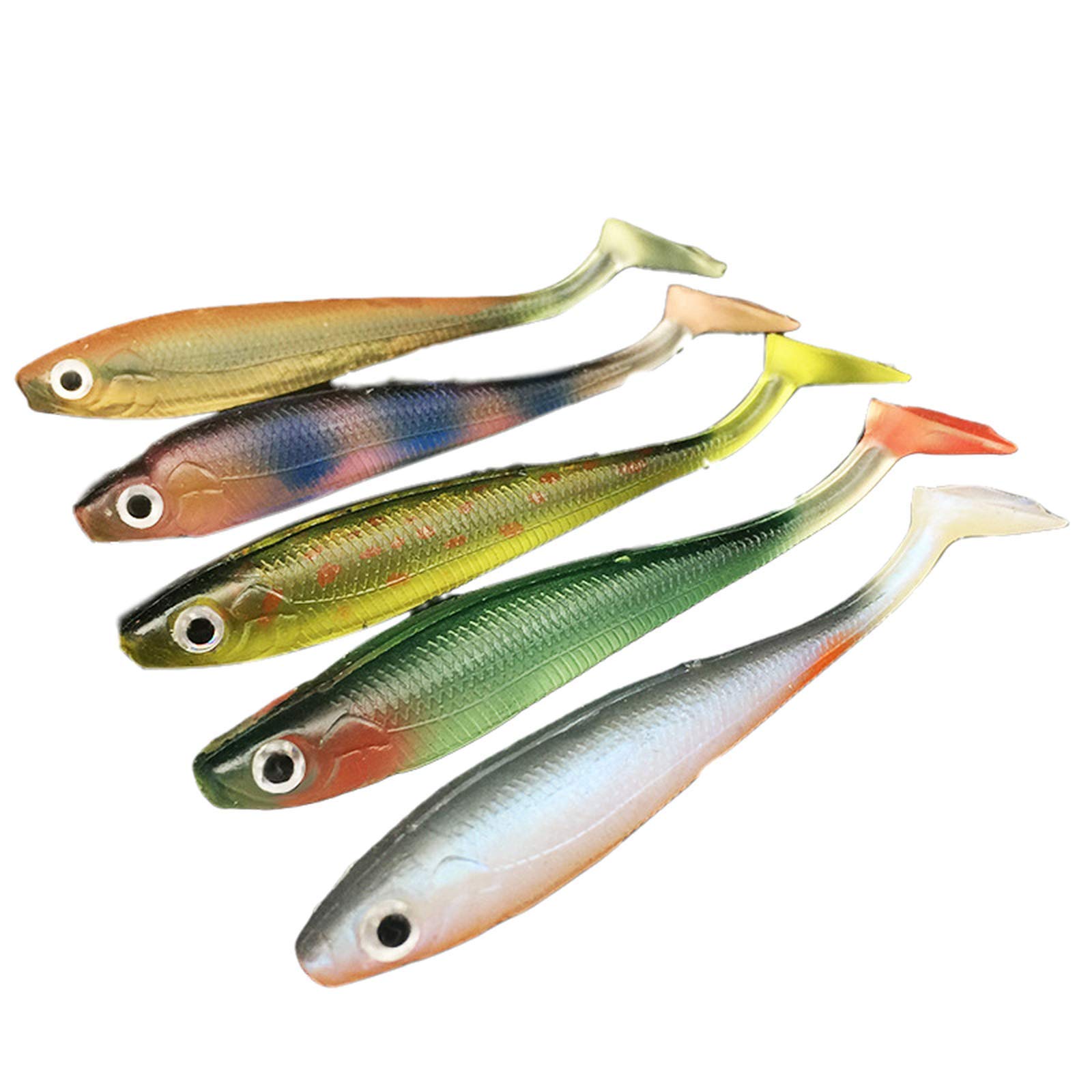 Amazon.com : TABANA Rubber Soft Fishing Baits, Worm Artificial